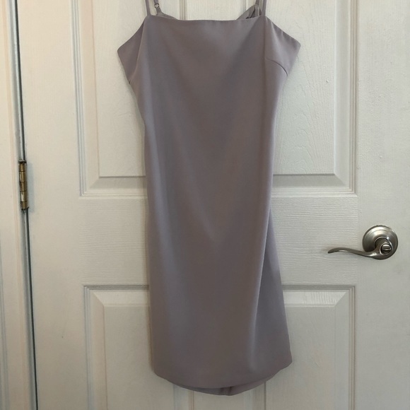 toast to life grey mini dress